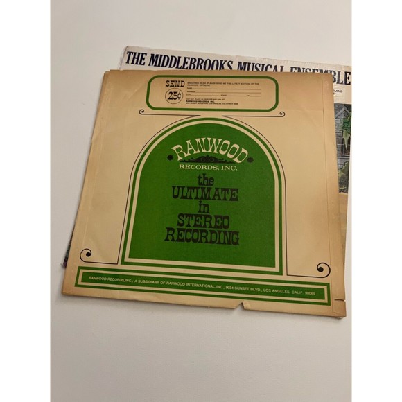 Middlebrooks Musical Ensemble & Pick-Up Band 1973 LP Ranwood 8109 Shrink VG+ - Picture 5 of 9